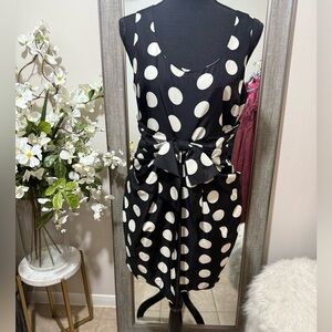Forever 21 Black and White Polka Dot Mini Dress